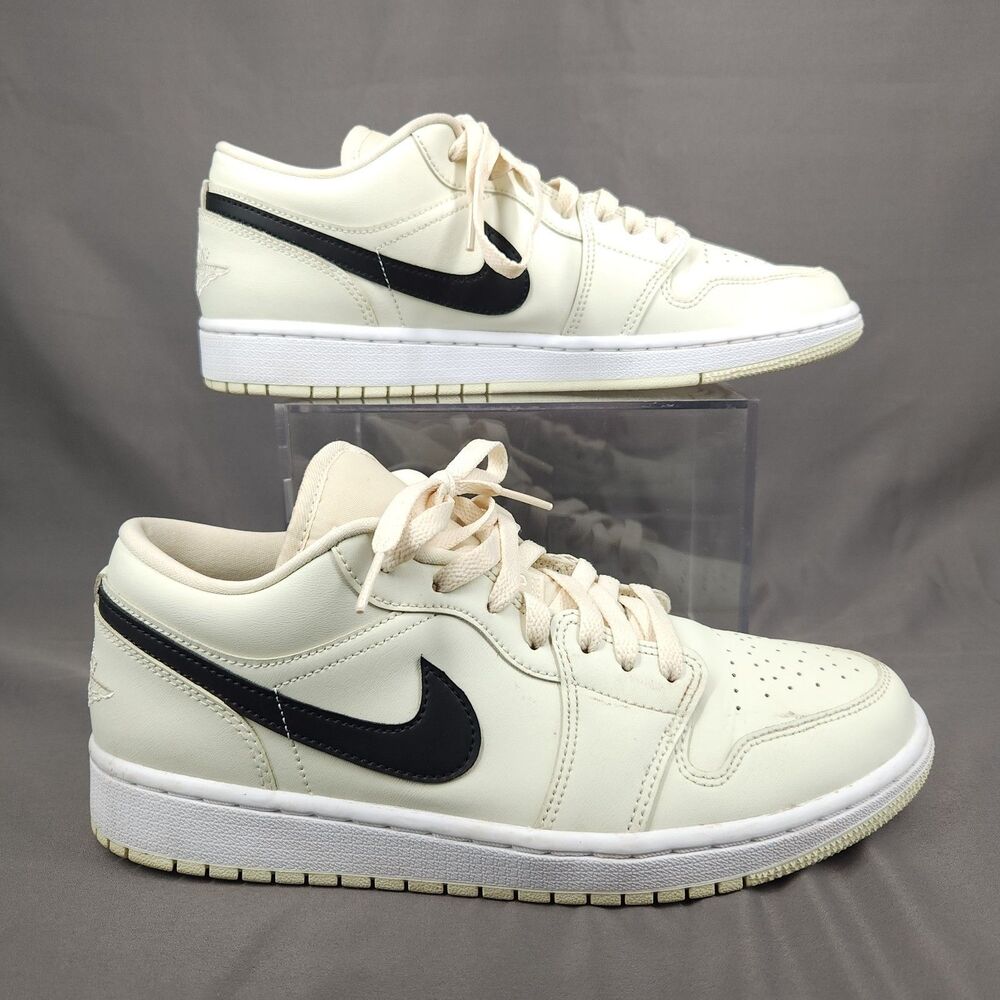Jordan 1 Low Shoes Women Size 10.5 Coconut Milk